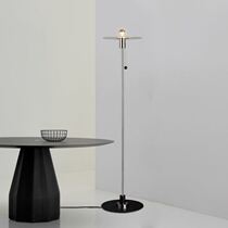 Original Bauhaus style Prince chandelier minimalist all aluminum glass art medieval restaurant bedside lamp floor lamp