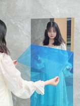Self-adhesive self-adhesive dormitory full-body mirror for girls bedroom with adhesive backing mirror wall stickers soft mirror home cuttable reflective film