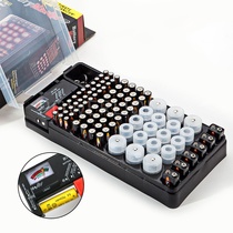 Large capacity No. 1 2 5 No. 7 9V button Battery containing box No. 7 Battery box storage box Protection box