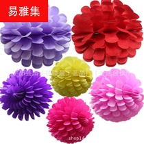 New honeycomb paper lantern paper flower ball Festival wedding party decoration paper lantern Honeycomb ball Kindergarten pendant