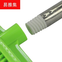 Home cleaning Transparent silk broom with stainless steel handle Soft hair broom sweeping dust non-stick hair