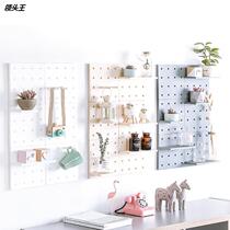 Home Plastic Dongle Plate Containing Living Room Kitchen Bedroom Partition Wall Wall-mounted Wall Shelve