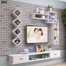 TV hanging cabinet new background wall Decorative Shelf Wall Shelve Wall Shelve Wall Shelf Living Room Partition independent station