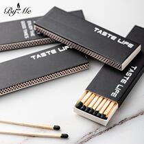 Aroma candle matches 12 wooden stem matches box