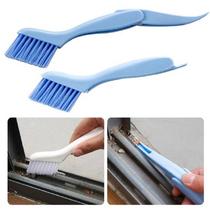 Creative Window Stitch Nest Two-in-one Multifunction Trench Slit Brushed Kitchen Cleaning Brush Keyboard Folding Plastic Brush