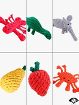 Small dog dog knot toy Bite-resistant gum molar stick Relieve boredom Pet Teddy Bear Bomei puppy supplies