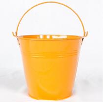 Hot sale tin bucket flower arrangement fleshy flower pot toy bucket painted bucket Joker candy color small bar meat