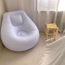 Automatic single sofa lazy inflatable portable net red folding home outdoor balcony casual single chair