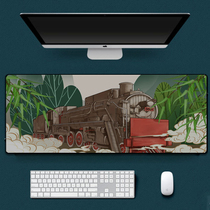 National Railway National tide fashion creative National tide mouse pad Chinese style train mouse pad 800*300 1000*500
