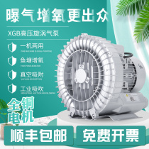 Vortex fan high pressure vortex air pump Roots fan vacuum pump powerful blower industrial aeration aerator