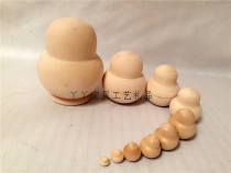 Proud () ten floors Big belly DIY vegetarian white embryo Arbitrary graffiti Russian set of wooden graduation set
