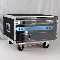 专业12U航空箱交换简易功放机柜6U调音台箱子16U抽屉8U服务器控台