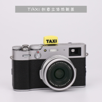 (YYF) TAXI Taxi Taxi Thermal Boots Cover Creative Three-dimensional Cartoon Photography Camera Decoration Canon Fuji
