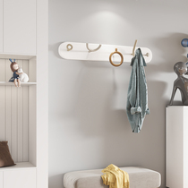 Modern simple after the door decoration adhesive hook creative personality home clothes hook non-hole iron coat hook Nordic