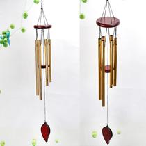 G-600 wood metal 6 pipe wind bells home decoration hanging decoration pendant cross border foreign trade wood store wind bells