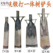 Tree digging shovel thickened seedling raising device moving tree root shovel Luoyang shovel earthener digging hole shovel head agricultural tree planting