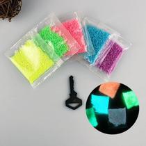 Bright luminous sand wishing bottle DIY starry sky bottle material luminous sand fluorescent powder rainbow bottle birthday gift