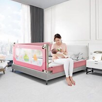 Guardrail side non-perforated bed fence floor-standing tatami unilateral lifting embedded simple bed baffle children