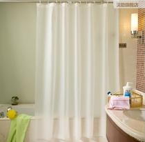 Environmental spot transparent suction cross magnetic protection curtain ring white bath color frosted waterproof curtain Amazon factory supply