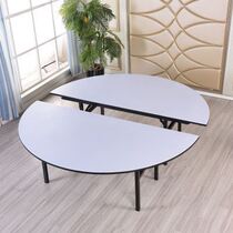 The Yan Yan 20 Peoples Box Round Table Solid Wood Table Hotel Table And Chairs Wine Mat Big Round Table Banquet Restaurant Round Table Rural Home