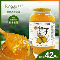 Tongue World Korea original imported honey grapefruit tea 1 15kg drinking water Drink Drink Juice Jam canned