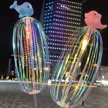Spring Tour Magic Wand May Be Awesome Fairys Glow Sticks Bubble Flower Magic Wand Rainbow Wreaths Rainbow Wreaths LANTERN Toys