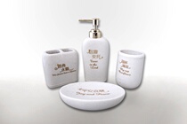  High-end bathroom wash 4-piece set creative home and daily necessities Christian Christ Jesus gift in the Lord