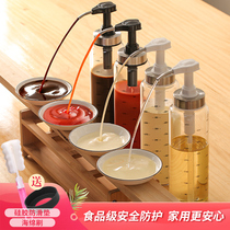 Oyster Oil Bottle Press Mouth Home Oil Pot Pump Head Press Mouth Glass Consumption Oil Bottle Squeezer Spicer Kitchen God