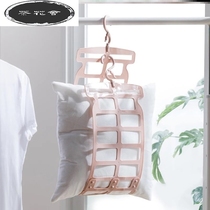 Outdoor outdoor drying rack net bag household toy pillow cool drying folding adhesive hook indoor clip sunk pillow artifact