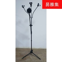 Live simple tone tripod mobile phone outdoor floor mobile phone integrated stand microphone stand sound card