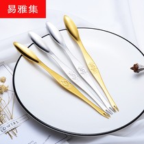 304 stainless steel crab needle crab eating tool gift fruit fork spoon crab fork Hairy crab eight matching customization