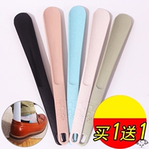 Shoehorn long old man lift shoes wear shoes extended shoes shoes shoes pull lazy plastic shoes