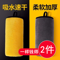 Pet towel absorbent quick-drying dog cat special golden hair bath bath towel extra large dry non-sticky hair products