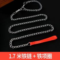 Traction Rope Iron Chain Teddy Gold Wool Walking Dog Rope Dog Chain Sub Small Medium-sized Large Dog Neckline Pet Supplies
