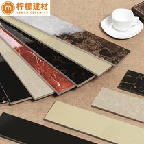 Foshan floor tile skirting line 800*110 straight edge round side living room 600 floor line corner tile trimming line 1