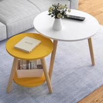 Tea table Nordic creative insides a few brief modern sofa sides a few balcony mini bedside small round table small family type