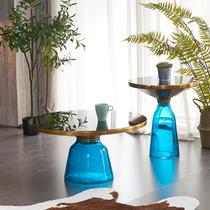 Living Room Glass Tea Table Minima Hotel Room Creative Tea Table Bar Café café Tea Table Bell Tea Table