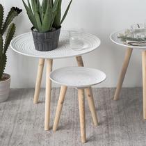 Explosive heat sale Morda Nordic tray tea table small round table tatami tea table for one generation