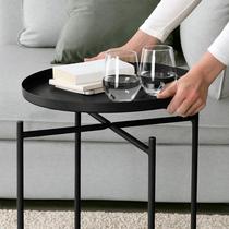 Nordic minimalist Graden multifunction tray tea table Home Bedroom sitting headboard table sofa edge a few iron art tables