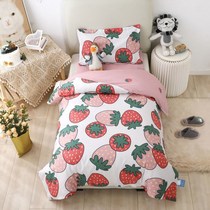 Kindergarten to prepare bed quilt three-piece set of children four five six quilts mattress summer cool quilt thin cotton autumn and winter