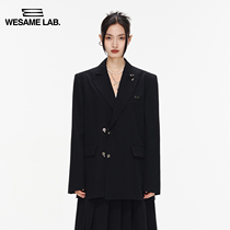 WESAME LAB Original small crowddesign Three-color suit jacket Female spring dress High sense loose cushion shoulder little west suit