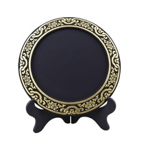 Activated carbon carved cloisonne disc pure plane craft painting jewelry material pinching silk sand painting plate ornaments