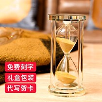 Crystal Hourglass 15 30 60 minute timer Home Decoration Birthday gift creative ornaments customization