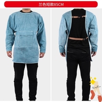 Burning welding work clothes anti-scalding apron cowhide protective clothing men welding clothing Four Seasons welder work clothes