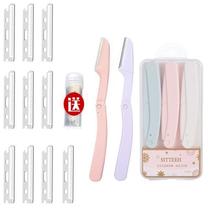 Folding Repair Brow Knife Woman Safety Theorizer Shaving Brow Knife Thebrow Blade Replacement Eyebrow Blade Shave Knife