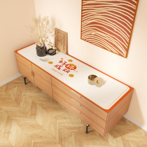Rectangular TV cabinet leather table cushion waterproof and oil-free tea table Bins Wind net red bursting tablecoths