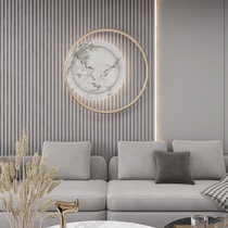 Simple modern guest restaurant sofa background wall decoration pendant master bedroom bedside wall porch wrought iron wall decoration