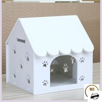 Kennel house type indoor wooden small dog dacha Koki Bomei bear wooden dog house Villa