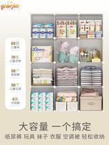 Simple containing cabinet plastic thickened lockers Childrens clothes finishing zero food cabinet drawers Home Baby Wardrobe