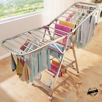 Clothes rack Floor folding outdoor outside cool clothes multi-purpose convenient finishing quilt students hang drying clothes rack new